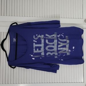 Plus size cold shoulder top